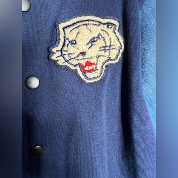 Hudson Denim Tiger Patched Jacket Y2K - Picture 3 of 7